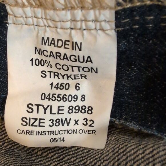 Men's Red Camel‎ blue denim jeans size 36x32 - Picture 2 of 7